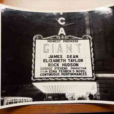 Midwest Premiere of Giant Reader Board Sign Photograph