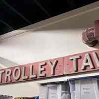 Trolley Tavern Sign