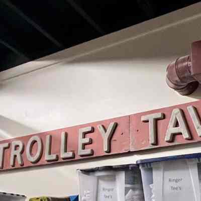 Trolley Tavern Sign