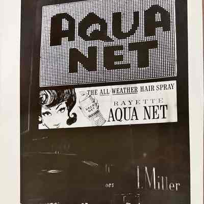 Aqua Net Epok Sign - Photograph