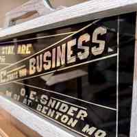          O.E. Snider Wood & Glass Portable Sign picture number 4
   