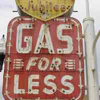Jubilee Gas for Less Neon Sign