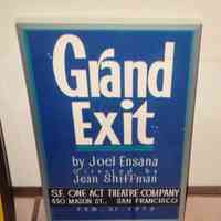          Grand Exit Show Card Photograph picture number 2
   