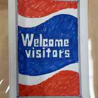 DNC Welcome Flag 1980 - Sketch