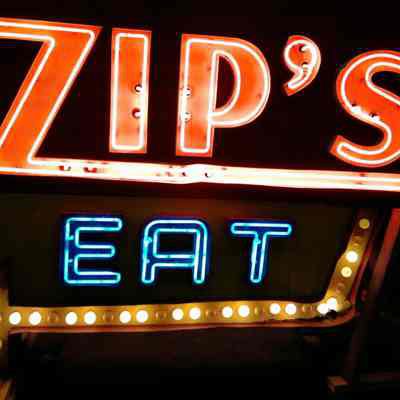 Zip's Diner Neon Sign