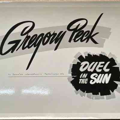 Duel in the Sun Show Card Photograph