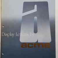 Acme Display Letters Catalogue