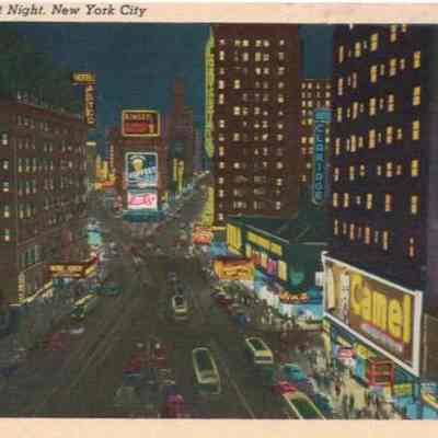 Times Square Postcard