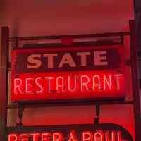 State Restaurant Neon Sign