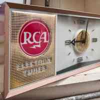 RCA Advertising Clock