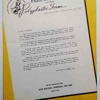 Peskin Neon Polyplastic Forms Flyer