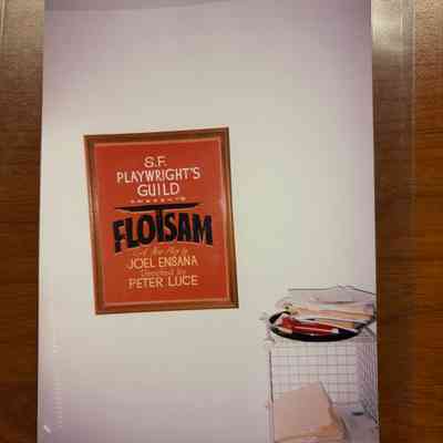 Flotsam Show Card Photograph