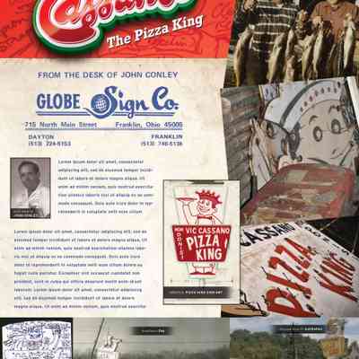 Artwork of Cassano's Sign: Email to Tod Swormstedt from Ron Campbell in 2018