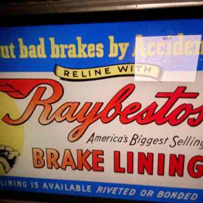 Raybestos Brake Lining Sign