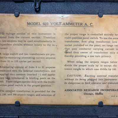 Inside note from company- laminated