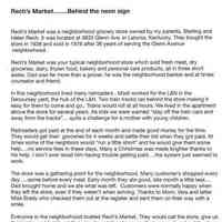          Additional context of Rech's Market from Donors p1
   