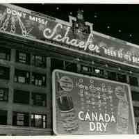          Schaefer Beer & Canada Dry Signs - Photograph picture number 1
   