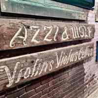 Azzi and Wolf Wooden Sign