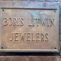 Boris Litwin Jewelers Metal Sign