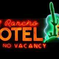          El Rancho Motel Metal & Neon Sign picture number 2
   