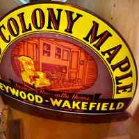 Heywood-Wakefield Gilco Glass Sign