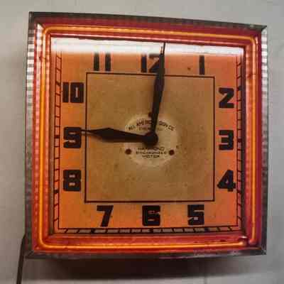 All American Sign Co. Neon Clock