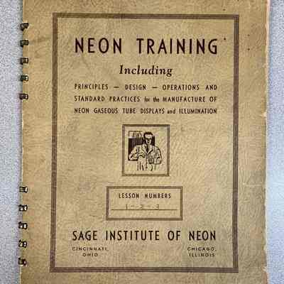 Neon Training Manuals Set by Sage Institute of Neon