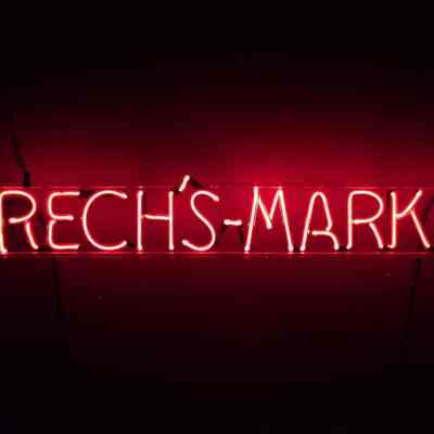 Rech's Market Neon Sign