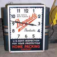          Dependable Brands Glass, Metal & Plastic Clock Sign picture number 1
   