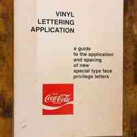          Coca-Cola Vinyl Lettering Application picture number 1
   