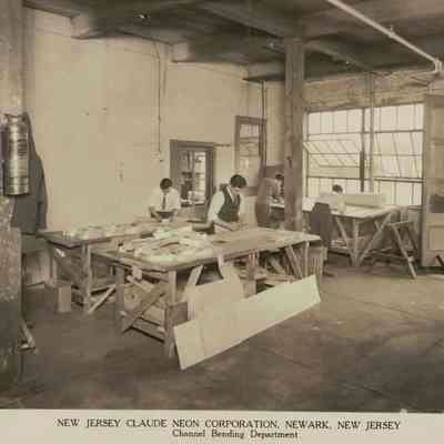 Claude Neon Corp. Newark NJ Photograph