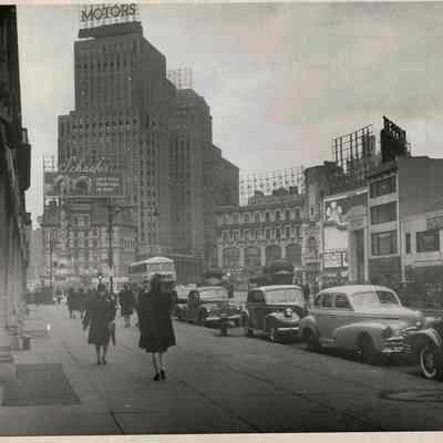 Columbus Circle Schaefer's Beer - Photograph