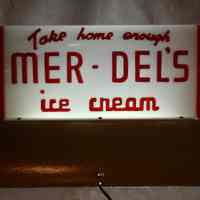 Mer-Del Point-of-Purchase POP Plastic Sign