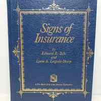 Signs of Insurance by Edward R. Tufts and Lynne A. Leopold-Sharp