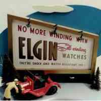 Elgin Watches Model Billboard Display