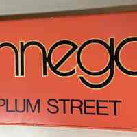 Hennegan Double-Faced Metal Sign