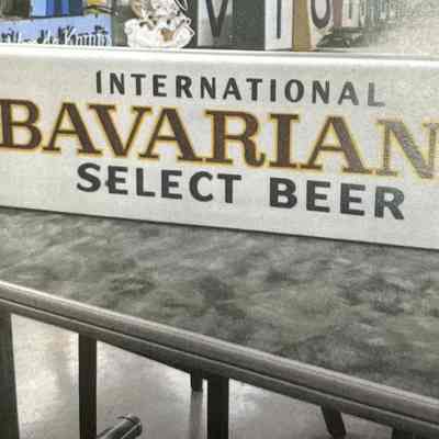 Bavarian Beer Plastic Sign