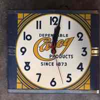Carey Products Single-Faced Metal Clock Sign