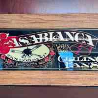 Casablanca Ceiling Fans Glass Sign
