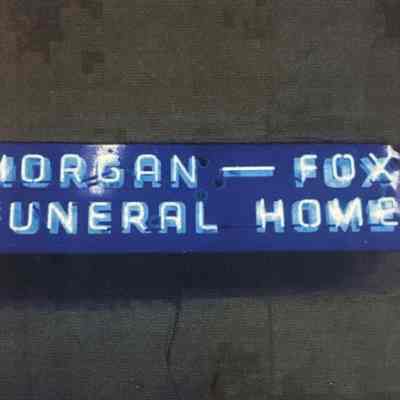 Morgan-Fox Funeral Home Neon Sign