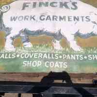          Close up photograph of the pig pictorial.
   