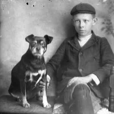 dog & boy