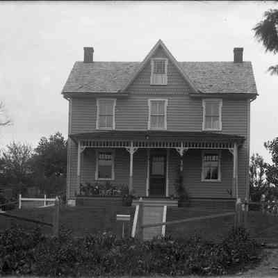 Hollie Helwig's house with finished front yard