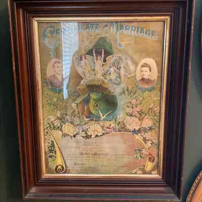 Dayhoff Marriage Certificate