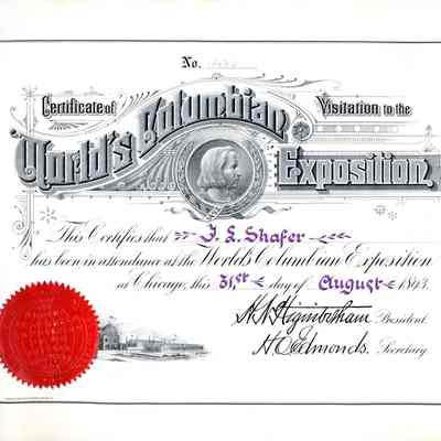 certificate, attendance