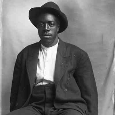 black man