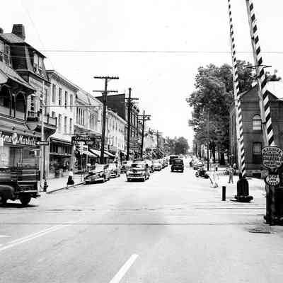 Westminster - Main St. at RR crossing
