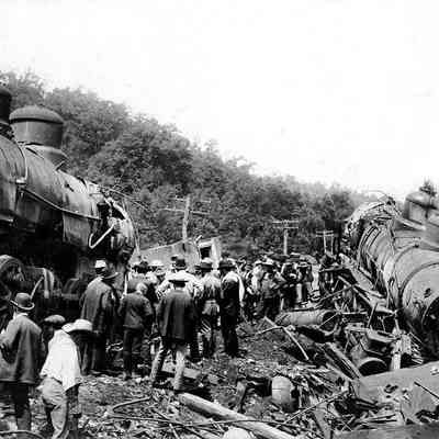 Railroad crash - Patapsco