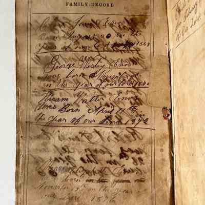 Family Record, page 2.