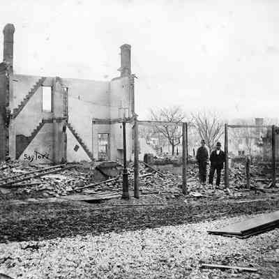 Westminster fire, 1883
